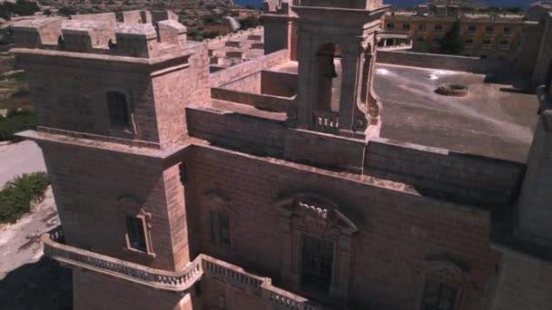 Palacio Selmun Malta Por Drone — Vídeo de stock
