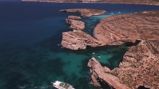 Blue Lagoon Comino Malte Par Drone — Video