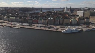 Stockholm 'de Gamla Stan, İHA' dan İsveç