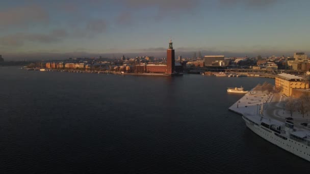 瑞典斯德哥尔摩州府 由Drone制作 — 图库视频影像