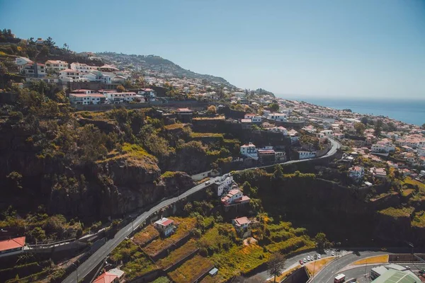 ポルトガルのマデイラのフンシャル周辺からの眺め — ストック写真