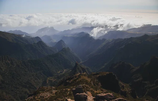 Views Pico Arieiro Hike Madeira Portugal — Stock Photo, Image