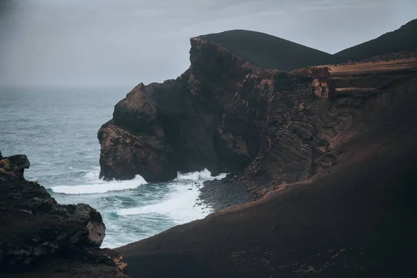 stock image Lighthouse of Ponta dos Capelinhos in Faial, the Azores