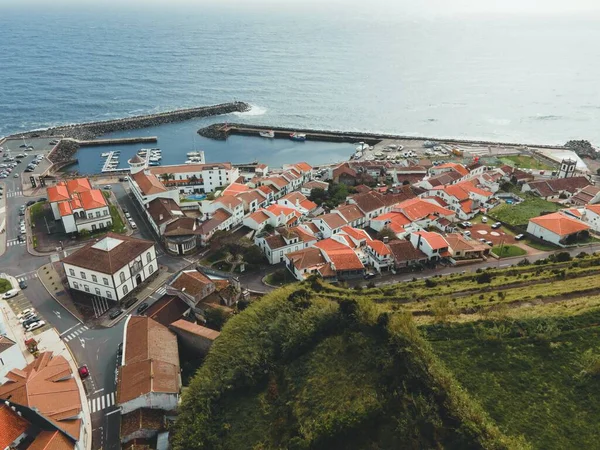 Drone View Povoacao Sao Miguel Azores — Stock Photo, Image
