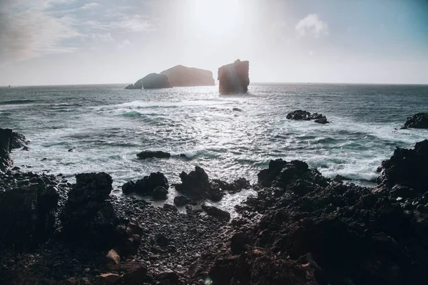Вид Мостайрос Сан Мігелі Азорські Острови — стокове фото