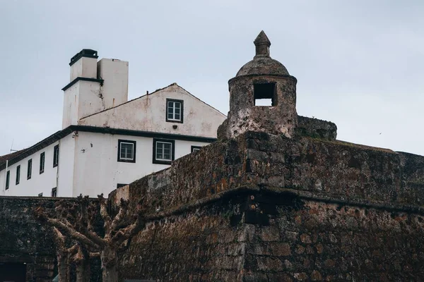 Visningar Från Forte Sao Bras Ponta Delgada Sao Miguel Azorerna — Stockfoto