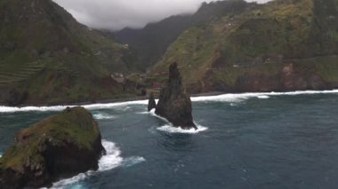 Ribeira da Janela in Madeira, Portugal by Drone 6