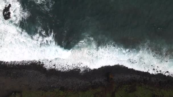 Ribeira Janela Madeira Portugal Genom Drone — Stockvideo