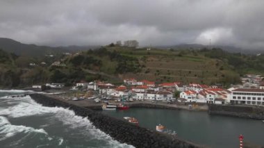 Povoacao, Azores 'de Sao Miguel, İHA' dan.