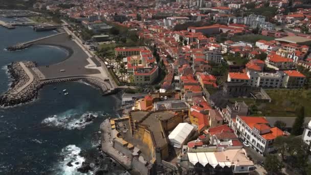 Fuerte Madeira Funchal Madeira Portugal Drone — 图库视频影像