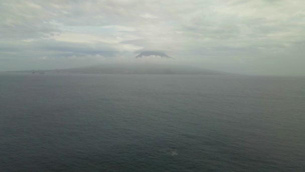 Vue Sur Mont Pico Horta Faial Aux Açores — Video