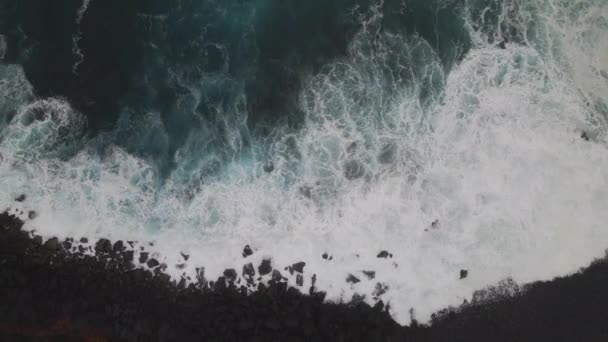 Пляж Капелінхосі Фейал Азорські Острови — стокове відео