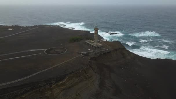 Farol Capelinhos Faial Açores — Vídeo de Stock