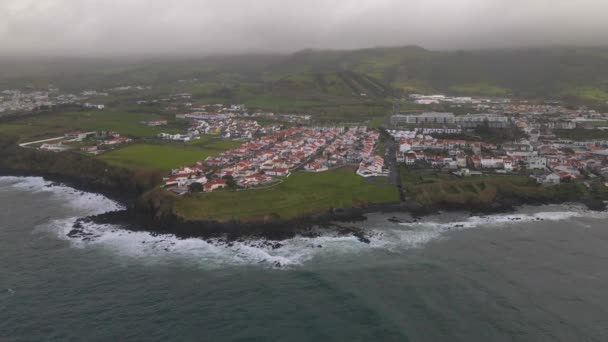 Vila Franca Campo Sao Miguel Açores Par Drone — Video