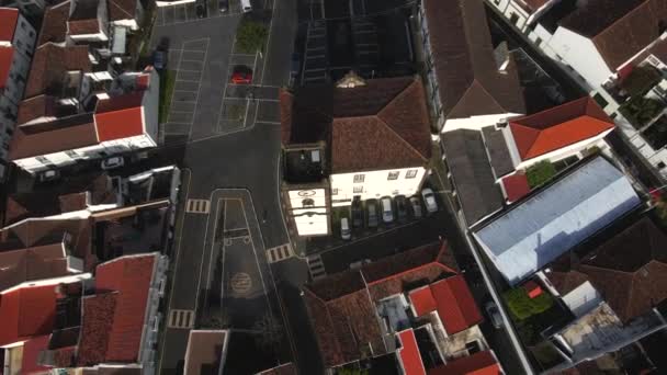 Drohnen Ansicht Der Vila Franca Campo Auf Sao Miguel Den — Stockvideo