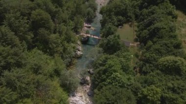 Arnavutluk 'un Theth kentindeki Mavi Göz, İHA 5' ten
