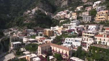 Positano, Amalfi Sahili, İHA 'dan İtalya