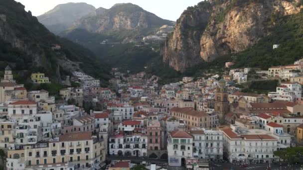 Amalfi Italia Por Drone — Vídeos de Stock
