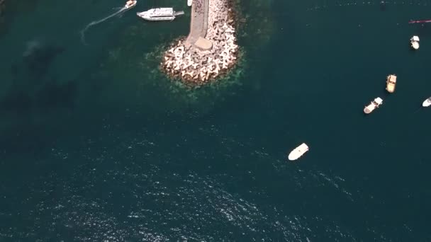 Amalfi Itália Por Drone — Vídeo de Stock
