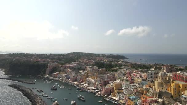 Ilha Procida Itália Por Drone — Vídeo de Stock