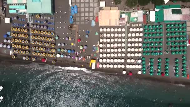 Майорі Узбережжя Амальфі Італія Дрон — стокове відео