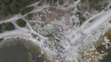 Folhammar Raukfield, Gotland, İsveç, İHA 3