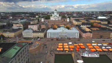 İnsansız hava aracı tarafından Finlandiya 'daki Helsinki Katedrali