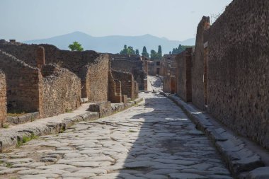 İtalya, Napoli yakınlarındaki Pompei 'den görüntüler