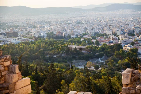 Atina Yunanistan Daki Hephaestus Tapınağı — Stok fotoğraf