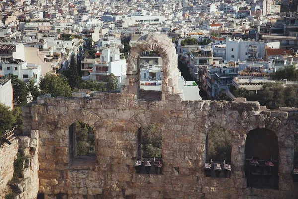 Parthenon Nézetek Athén Görögország — Stock Fotó