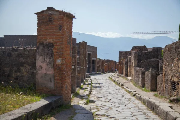 Vistas Pompeia Perto Nápoles Itália — Fotografia de Stock