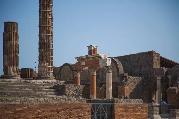 Vistas Desde Pompeya Cerca Nápoles Italia —  Fotos de Stock