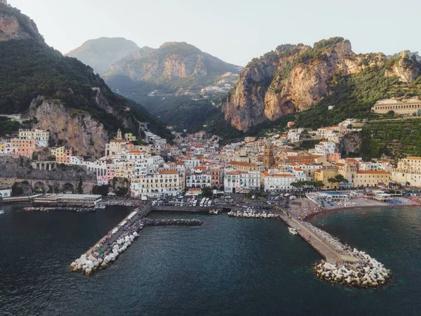 Amalfi Den Amalfi Sahili Talya Dan Görüntüler — Stok fotoğraf
