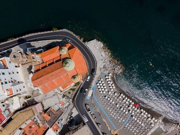 Views Atrani Amalfi Coast Italy Drone — Stock Photo, Image