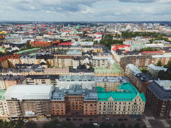 Vistas Helsinki Finlândia Por Drone — Fotografia de Stock