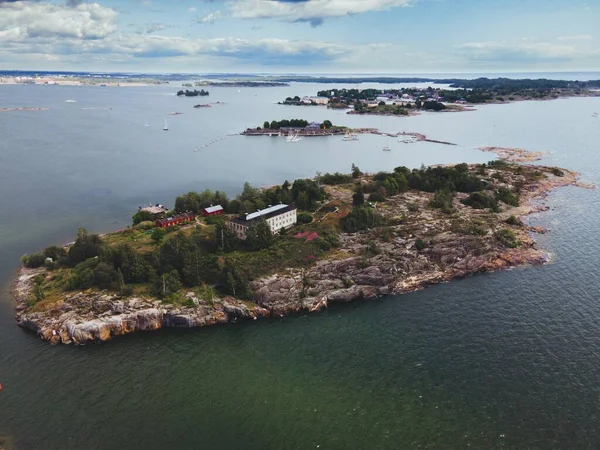 Archipel Helsinki Finlande Par Drone — Photo