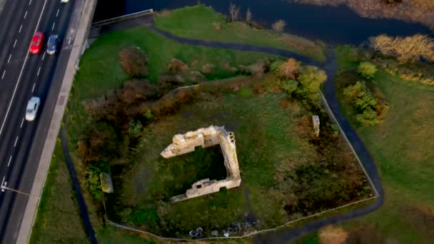 Uitzicht Galway Ierland Door Drone — Stockvideo
