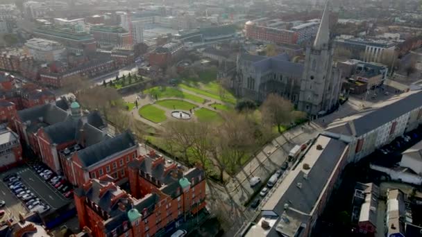 アイルランドのダブリンにある聖パトリック大聖堂 — ストック動画