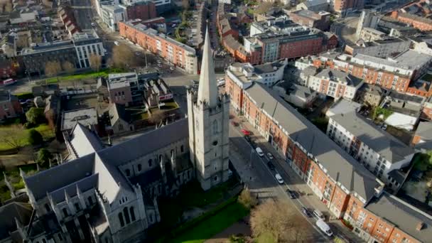 Nın Rlanda Dublin Deki Patrick Katedrali — Stok video