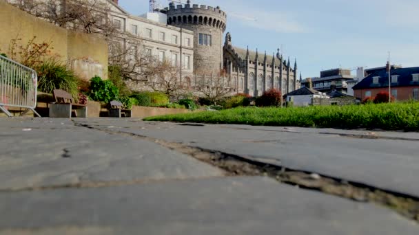 ダブリン アイルランドのダブリン城 — ストック動画