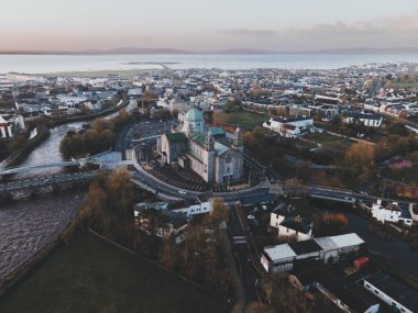 Galway, İrlanda 'daki Galway Katedrali' nin Manzaraları