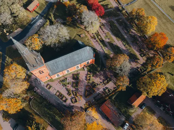 Views Danmark Uppsala Sweden Drone — Stock Photo, Image