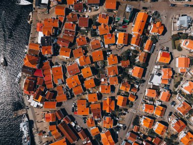 Batı İsveç 'te Smogen' in hava görüntüsü