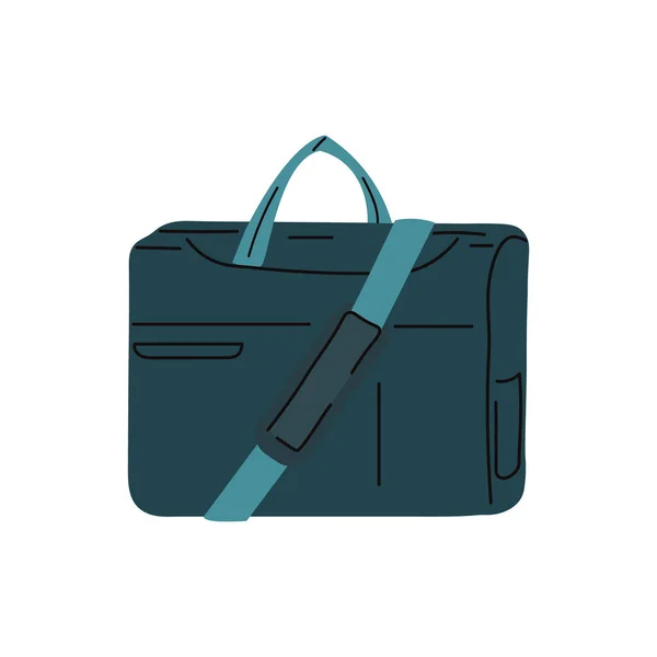 Cartoon Laptop Bag Design Any Purpose Cartoon Style Bag — Stock Vector