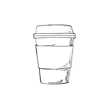 Çizgi film tarzında el işi kese kağıdı. Brown kapalı ve beslenme çantalarını açtı. Yemek paketi.. 