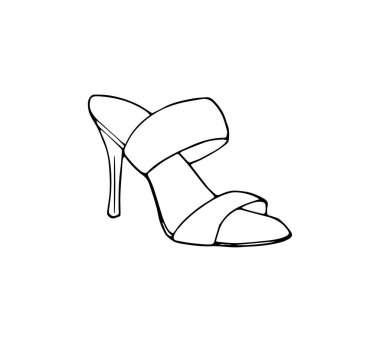 Yüksek topuklu ayakkabı. El yapımı kadın ayakkabıları, yüksek topuklu ayakkabılar. moda tasarımı, bayan ayakkabıları ve sandalet tasarımı