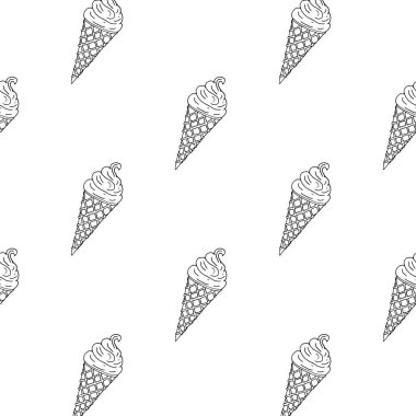 Dondurması olmayan gözleme külahı. Paketleme ve kart tasarımı için kapak, kağıt, arkaplan. 