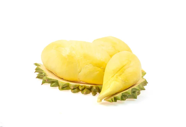 Βασιλιάς Των Φρούτων Durian Απομονώνονται Λευκό Φόντο Λευκό Μονοπάτι Απόληξη — Φωτογραφία Αρχείου
