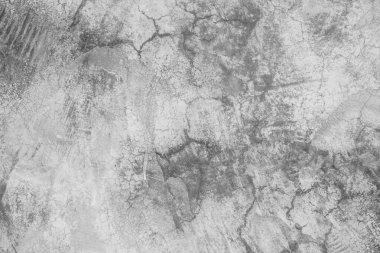 Eski Beton Duvar Siyah beyaz renkte, beton duvar, kırık duvar, arkaplan dokusu