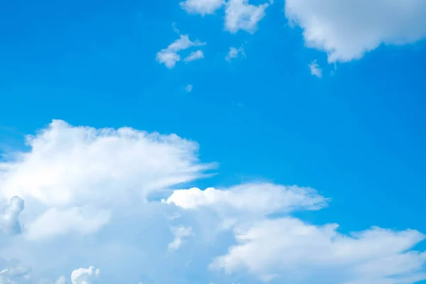 Beautiful White Clouds Blue Sky Perfect Background — Stockfoto